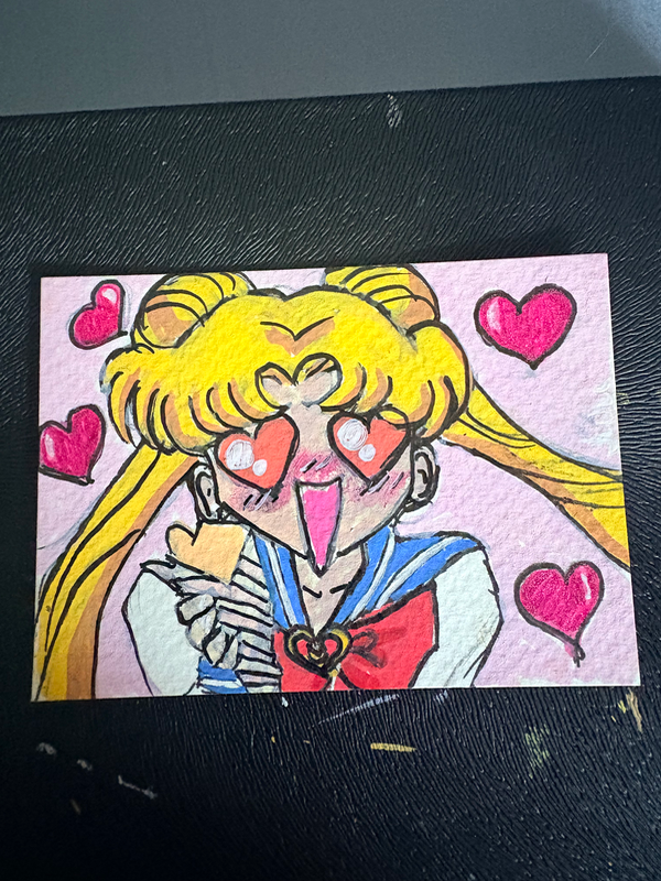 Moon princess 2/3 Original Sailor Moon Anime Art Card aceo art card