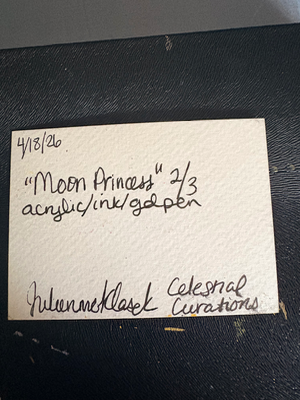 Moon princess 2/3 Original Sailor Moon Anime Art Card aceo art card thumbnail 2