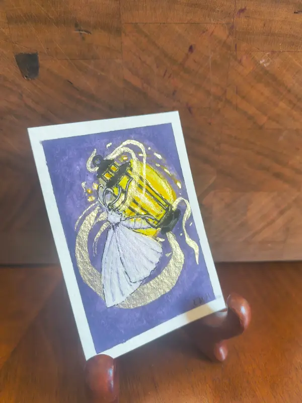 Forbidden Love aceo art card