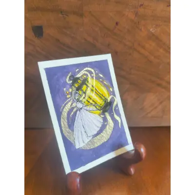 Forbidden Love aceo art card thumbnail 1