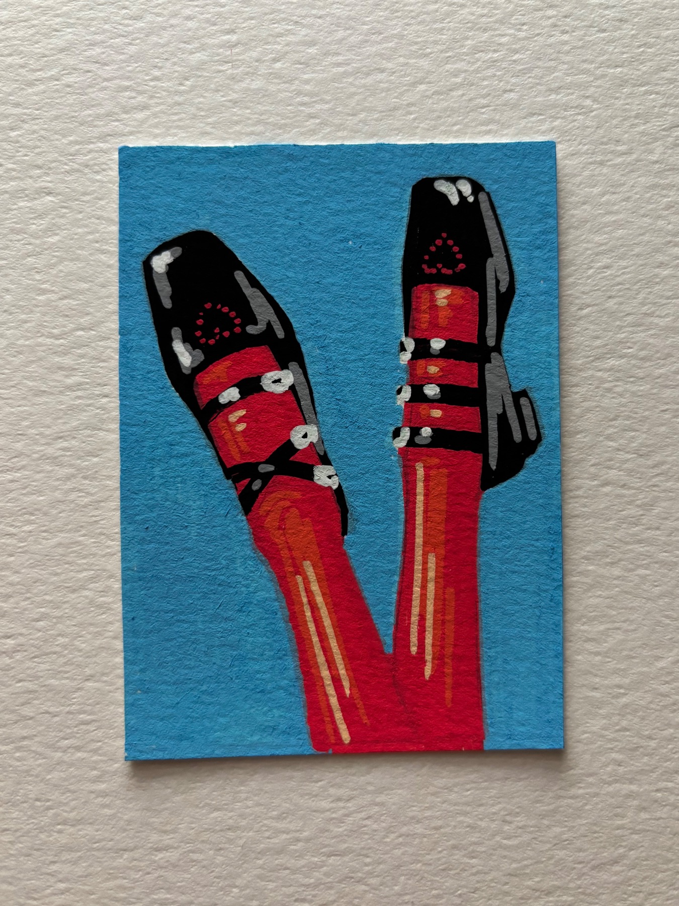 Cross My Heart aceo art card