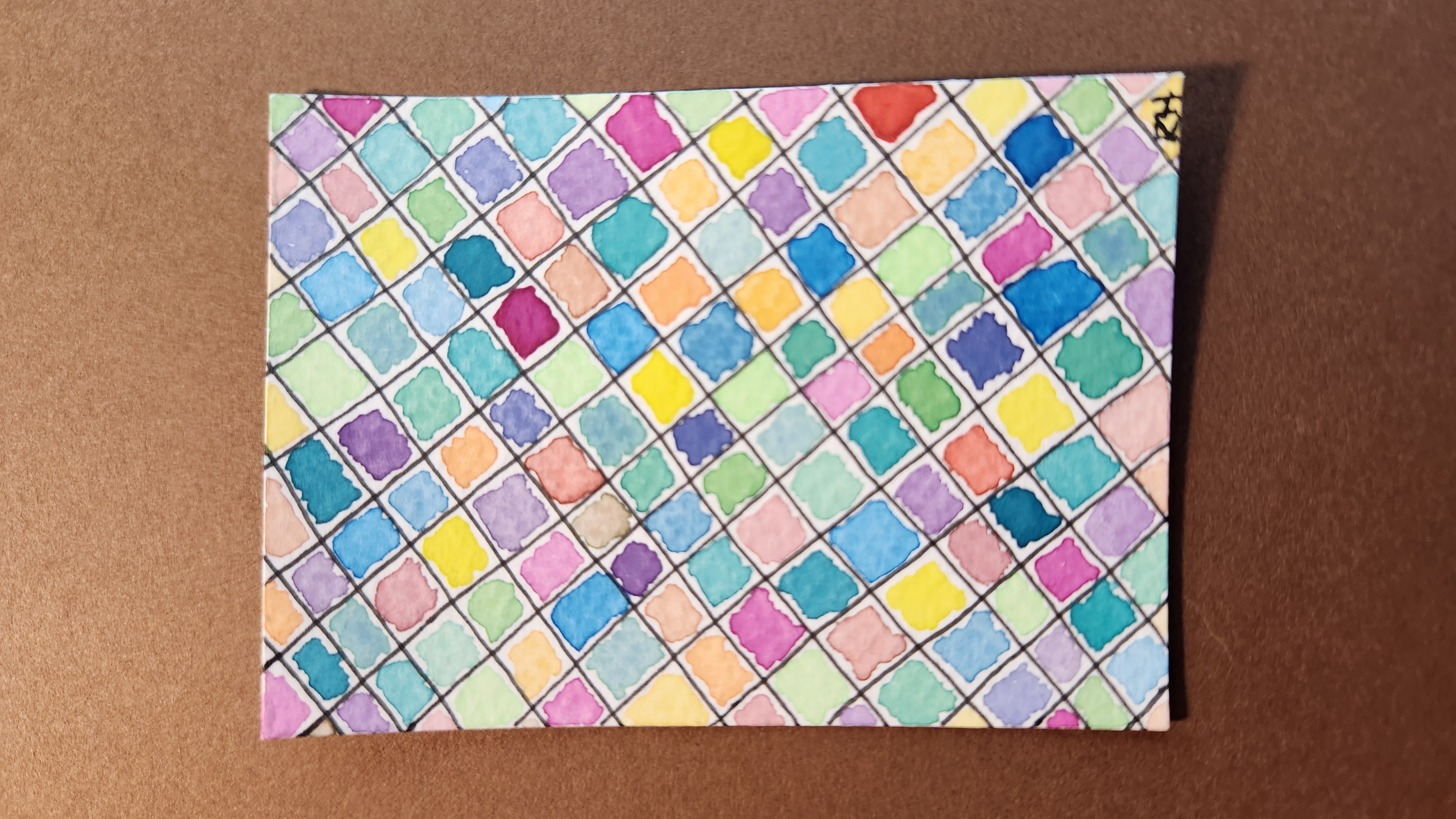 A Dash of Rainbow #2 aceo art card