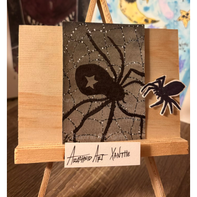 Night Sky |inks aceo art card thumbnail 1