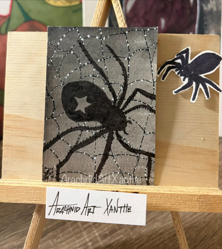Night Sky |inks aceo art card