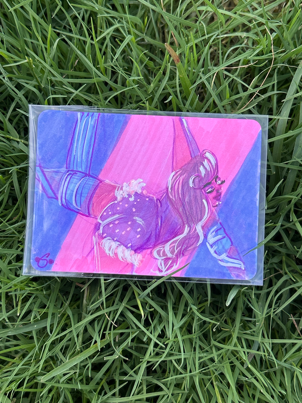 In the light aceo art card