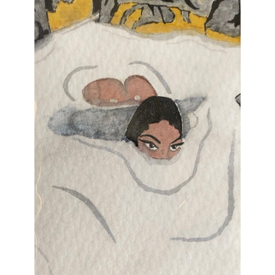 Mamushi aceo art card thumbnail 1