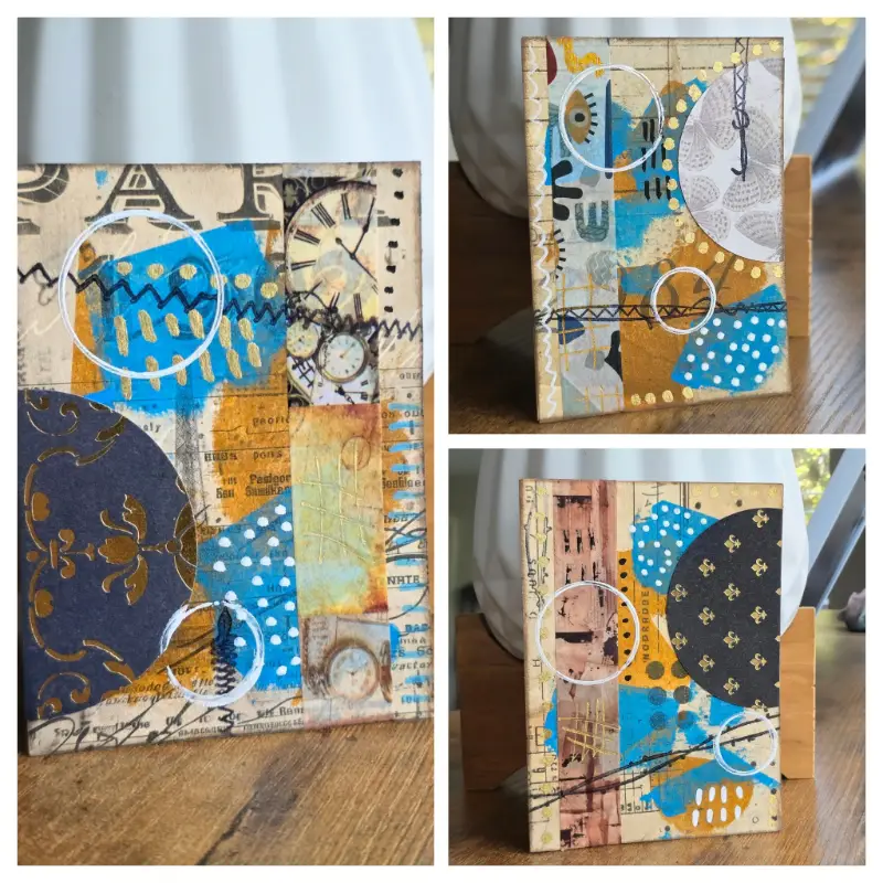 TDay Time & Pattern Tiny Gallery Bundle aceo art card