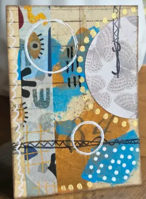 TDay Time & Pattern Tiny Gallery Bundle aceo art card thumbnail 3