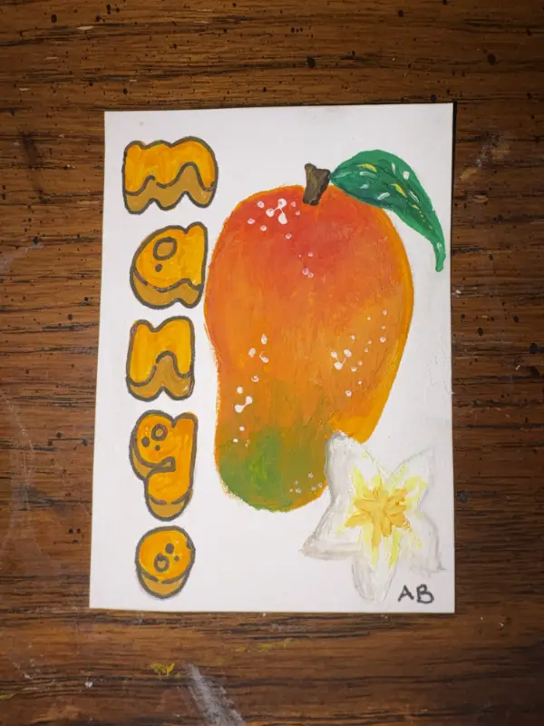 Mango aceo art card