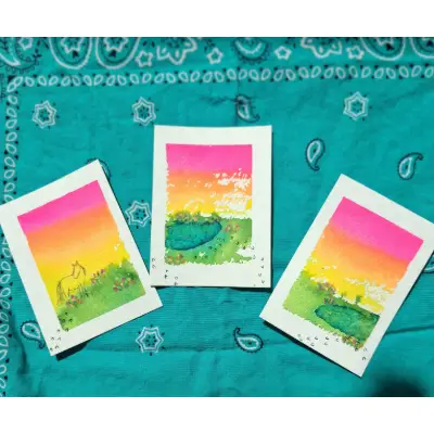 ☆walkabout☆ aceo art card thumbnail 2