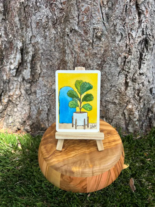 Forest the Fig aceo art card