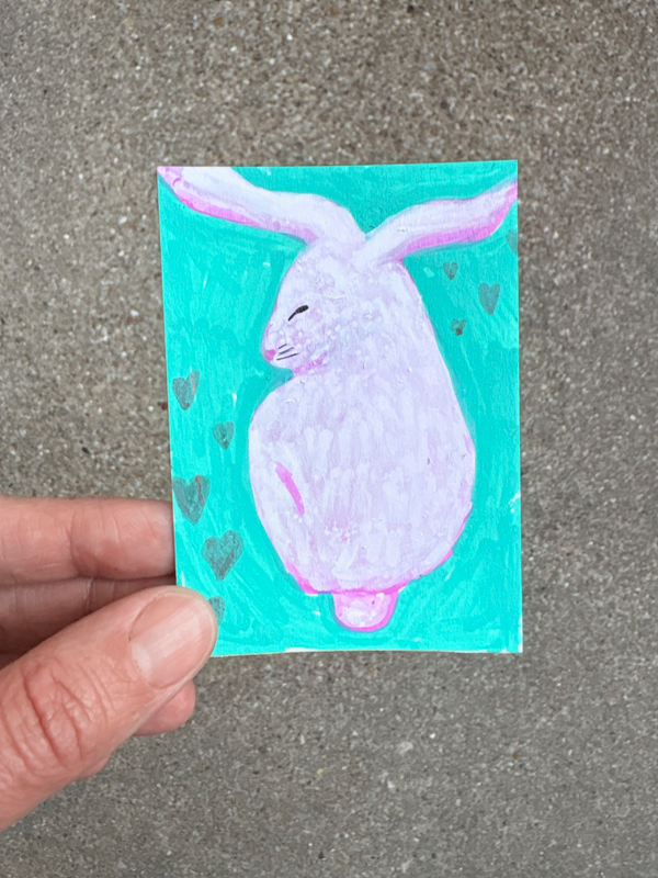 Bun aceo art card