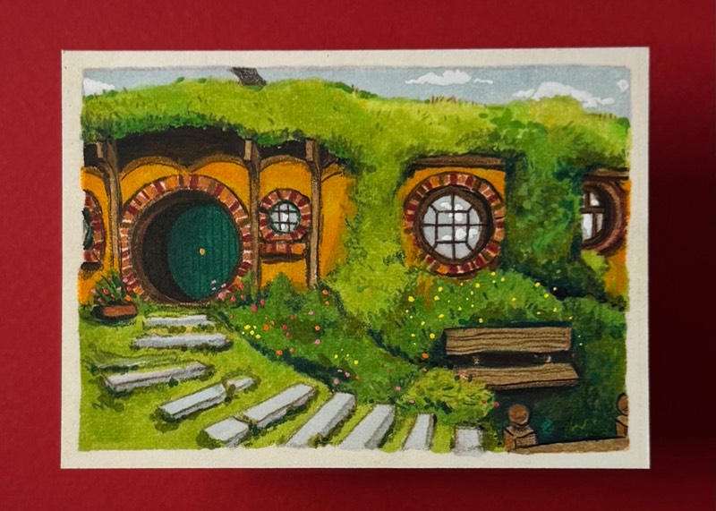 Bag End aceo art card