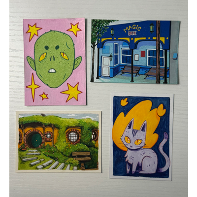 Bag End aceo art card thumbnail 4