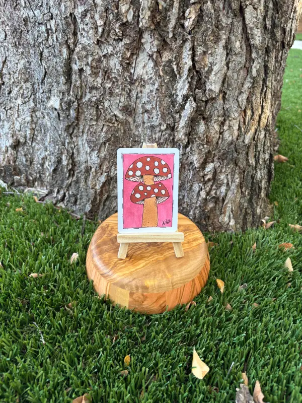 Champ the Champignon aceo art card