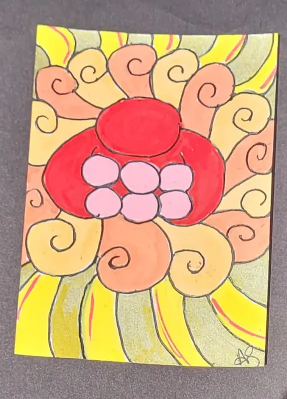Fruits of the spirit 1/9 -Love aceo art card