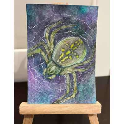Midnight Weaver aceo art card thumbnail 2