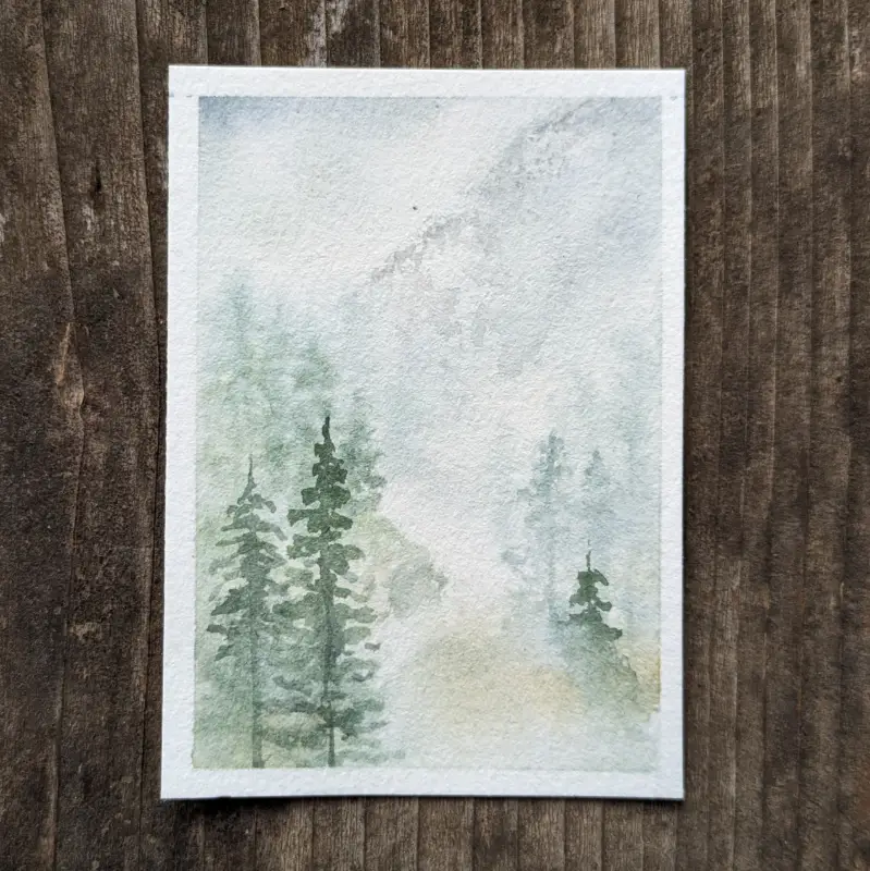 Fog aceo art card