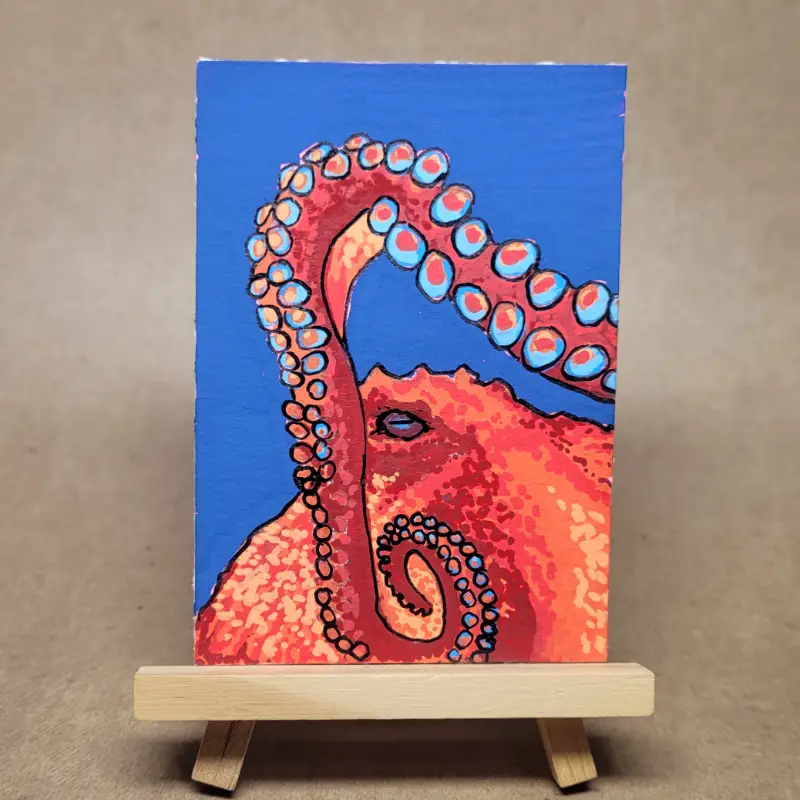 I'm ready for my close-up... aceo art card