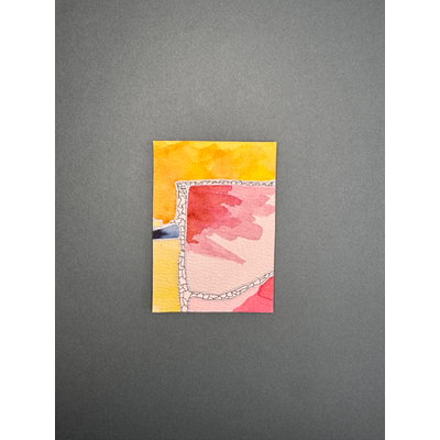 Cracks in the Wall aceo art card thumbnail 2