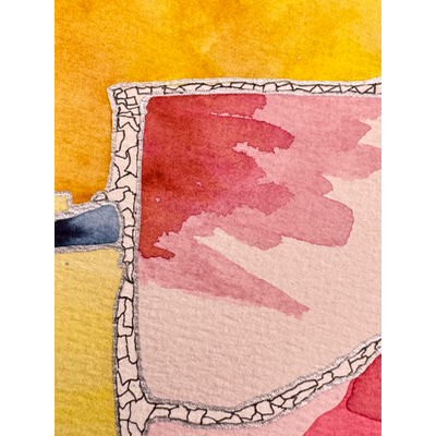 Cracks in the Wall aceo art card thumbnail 1