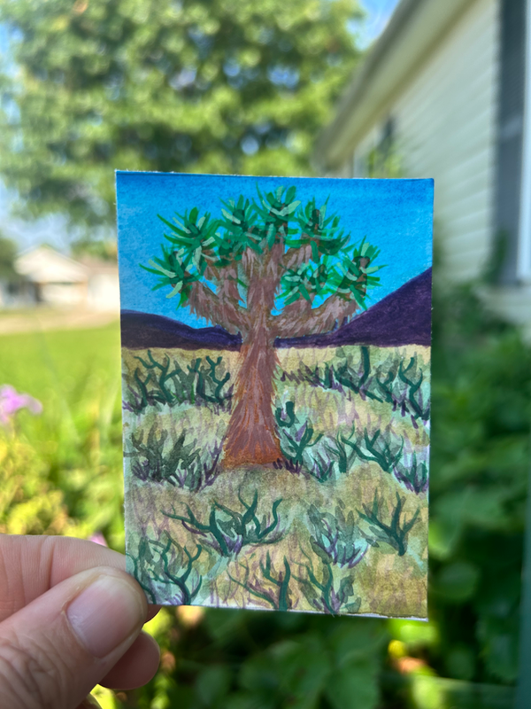 Joshua Tree aceo art card