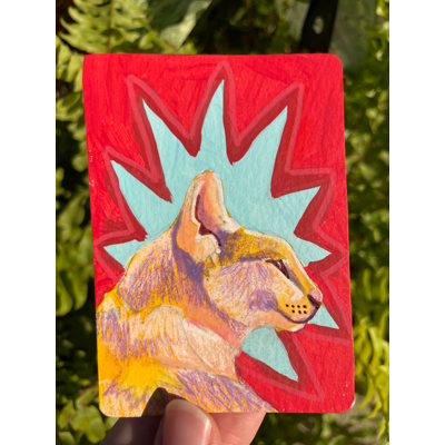 Ca-Pow aceo art card thumbnail 1