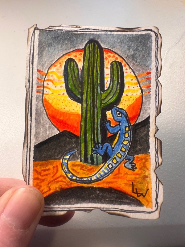 Desert Daydream aceo art card
