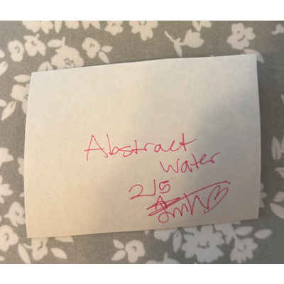 Abstract Water 2/5 aceo art card thumbnail 2
