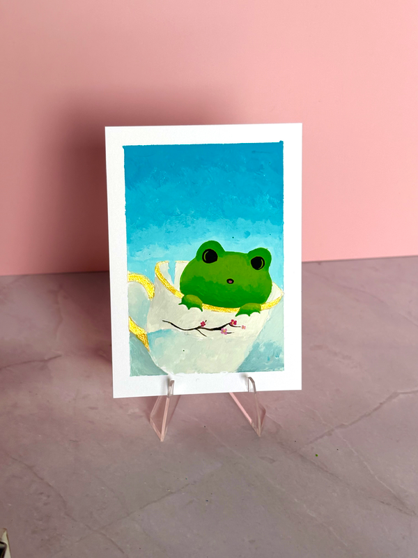 Tea Time aceo art card