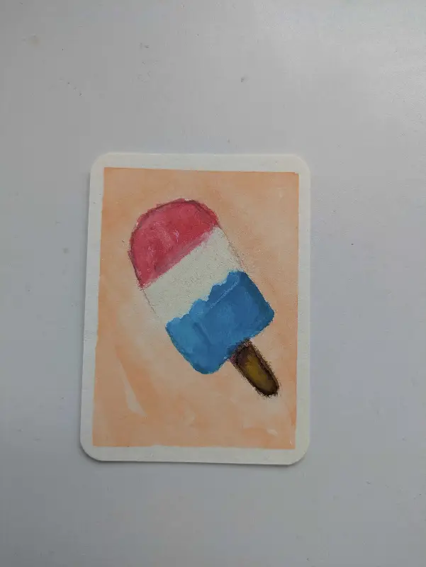 Popcicle aceo art card