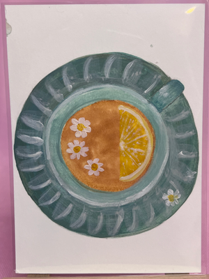 Tea with Lemon aceo art card thumbnail 1