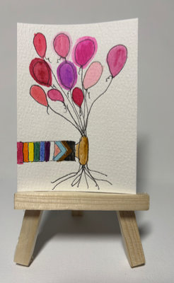 Boundless Pride aceo art card thumbnail 1