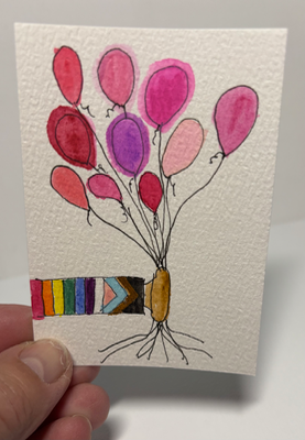 Boundless Pride aceo art card thumbnail 2