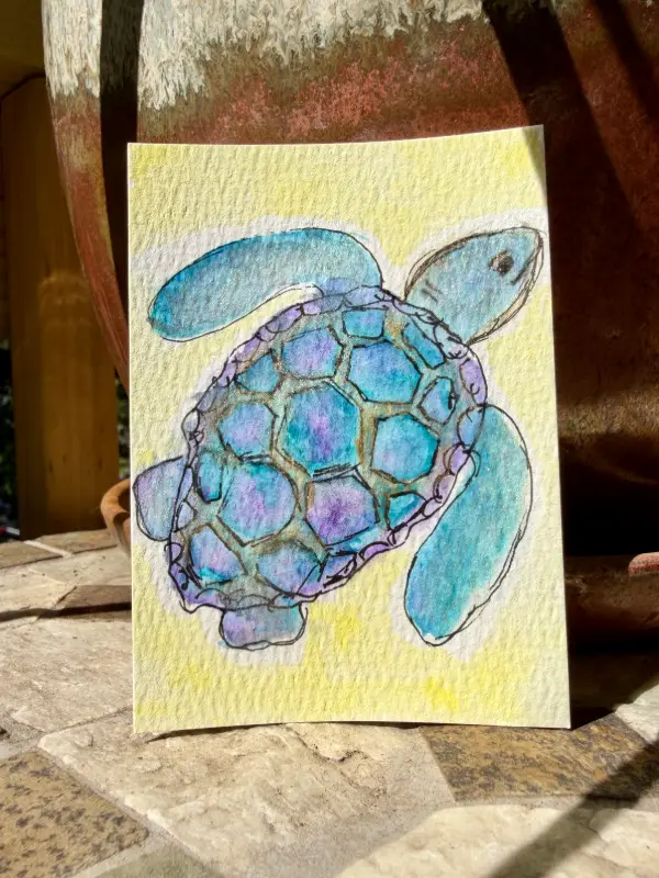Ocean Jewel aceo art card