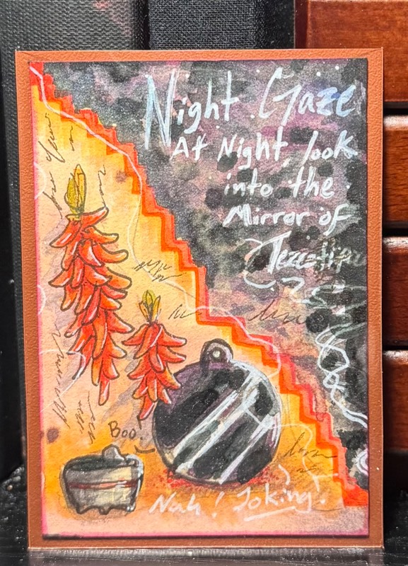 Night Gaze aceo art card