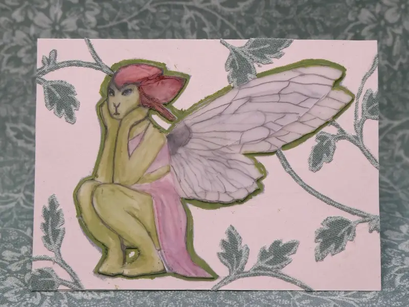 Petal aceo art card