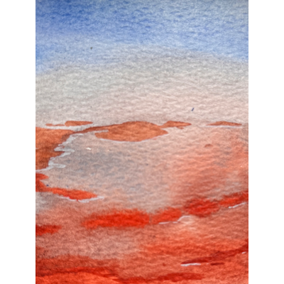 The Red Sea aceo art card thumbnail 1