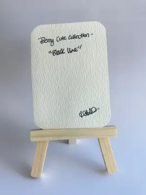 Black Vine – ACEO Original (Berry Cute Collection 3/8) aceo art card thumbnail 2