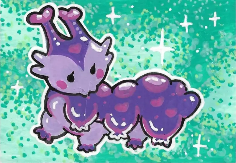 Luv Bug aceo art card