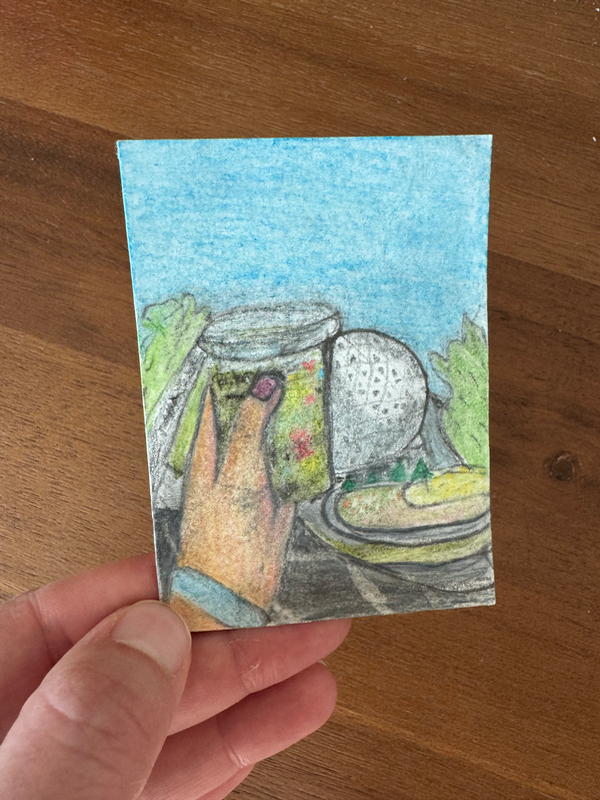 Taste Of Magic Series 1 “Experiential Prototype Matcha of Tomorrow” aceo art card