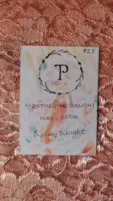 Drifting in Sunlight - Original Mermaid ACEO aceo art card thumbnail 5