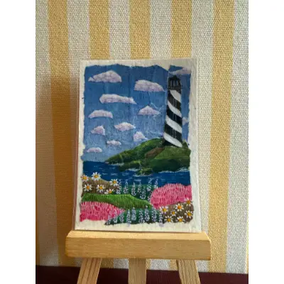 Seashore Bloom aceo art card thumbnail 3