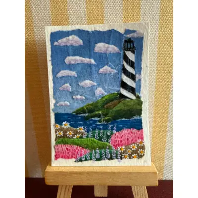 Seashore Bloom aceo art card thumbnail 1