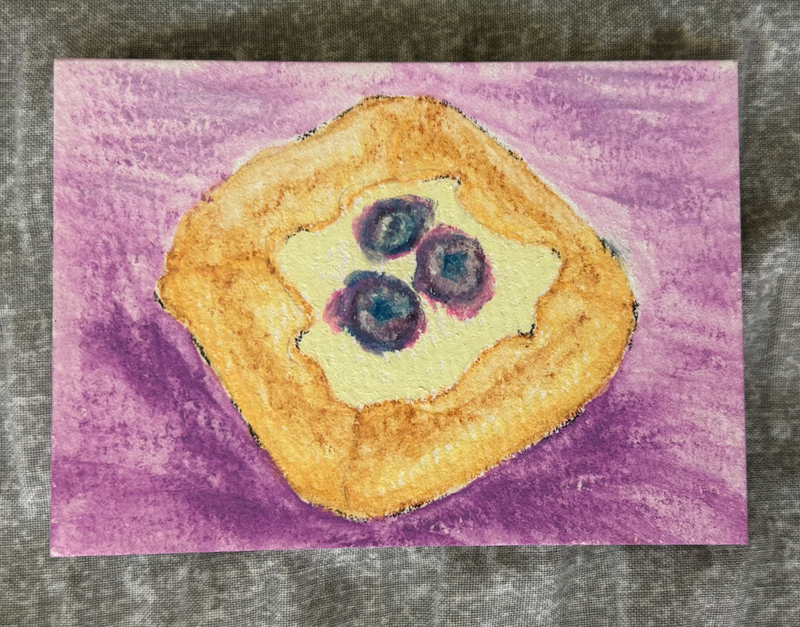 Pastry Anyone? aceo art card