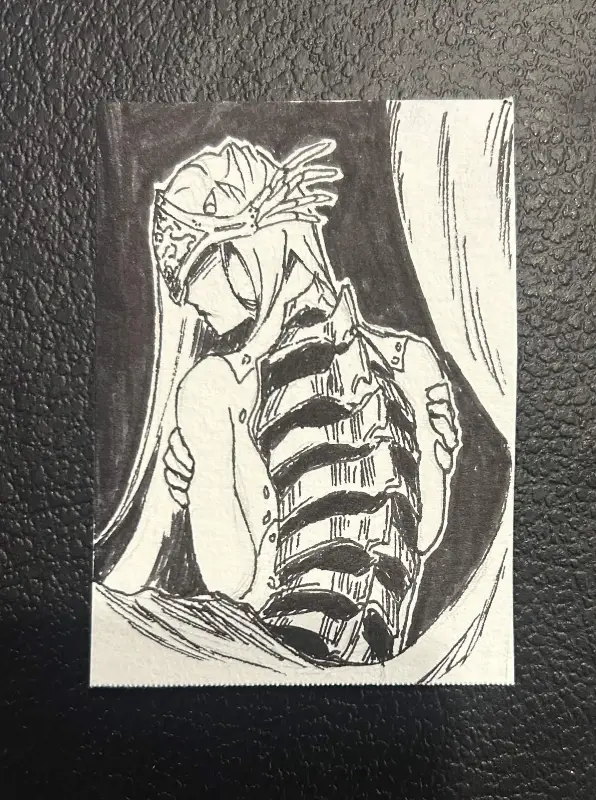 Spine aceo art card