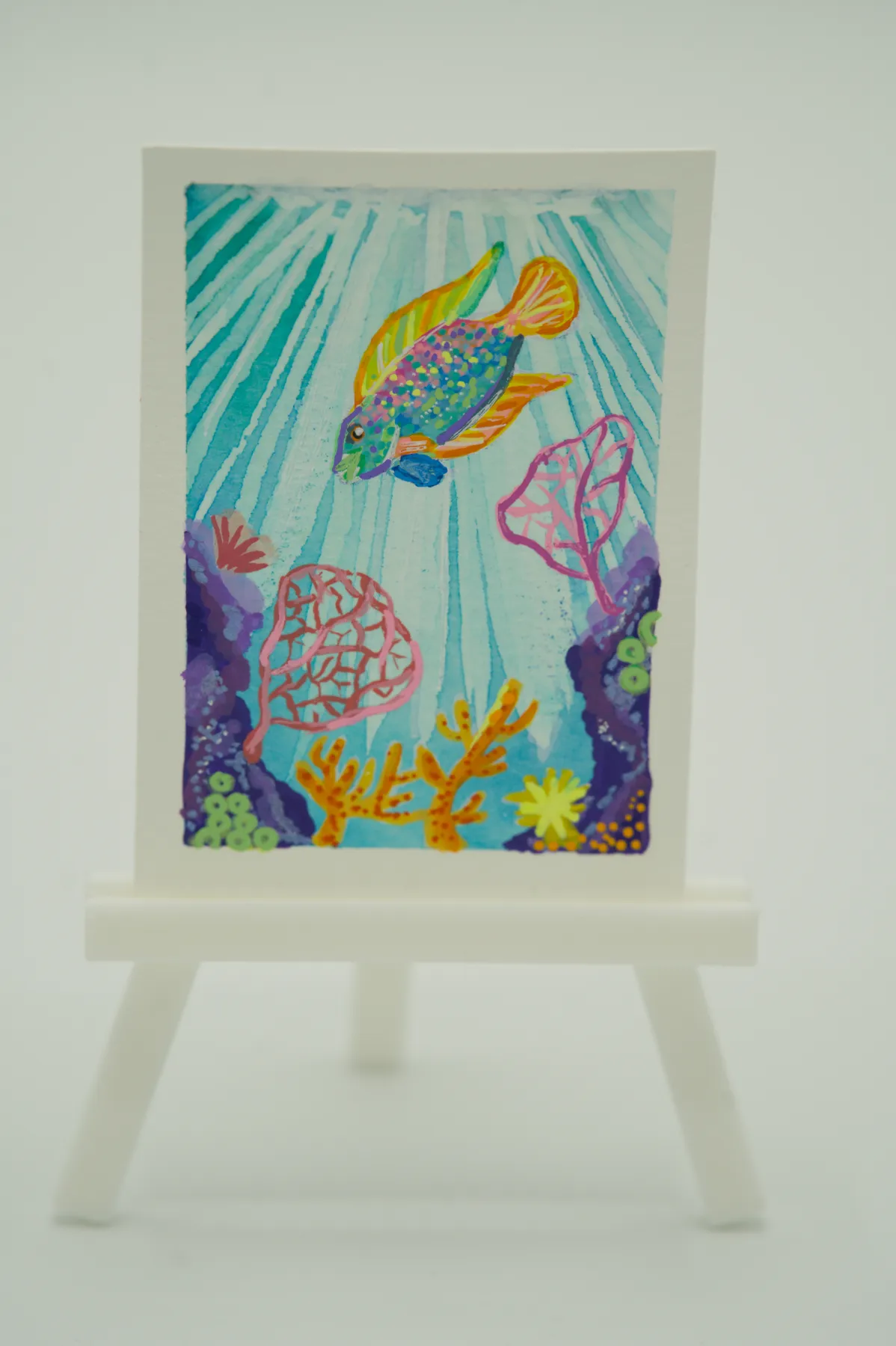 Under the sea aceo art card