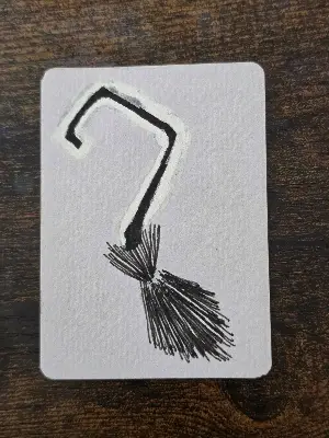 Witch's Broom #4 aceo art card thumbnail 1