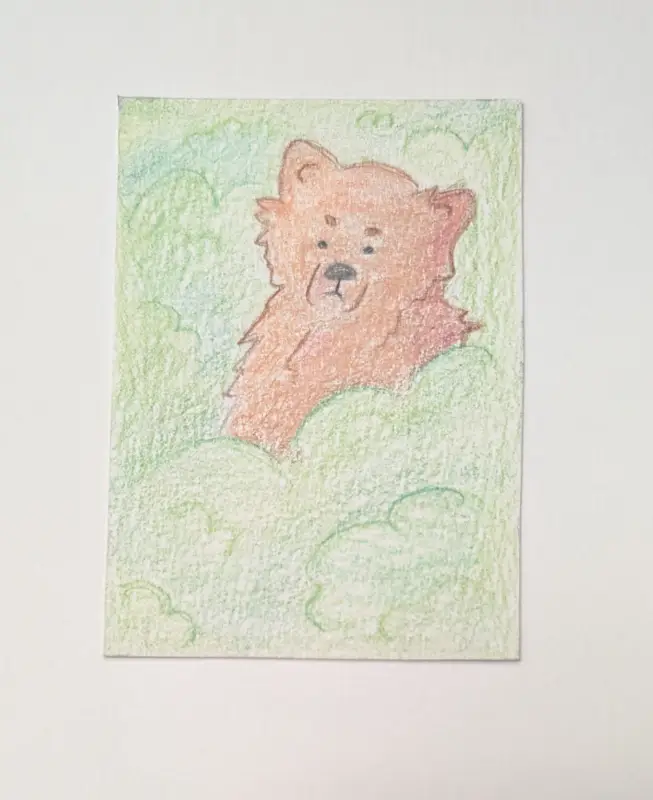Hide'n'Seek aceo art card
