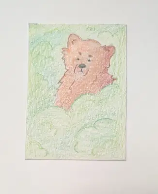 Hide'n'Seek aceo art card thumbnail 1